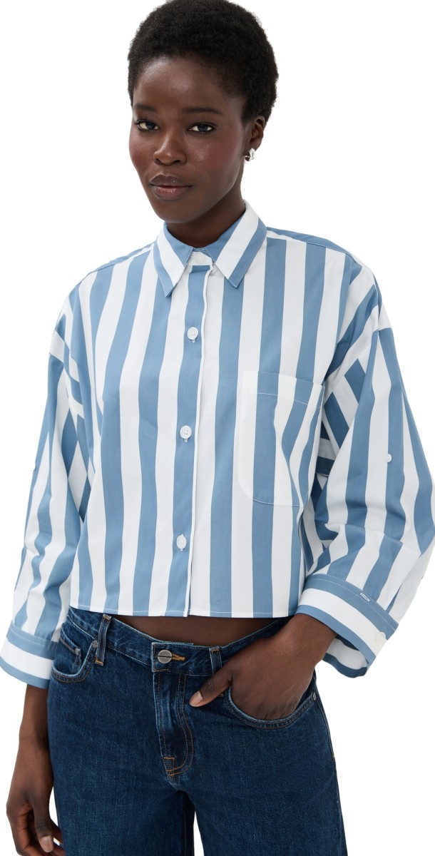 TWP Next Ex Shirt WHITE / VINTAGE DENI