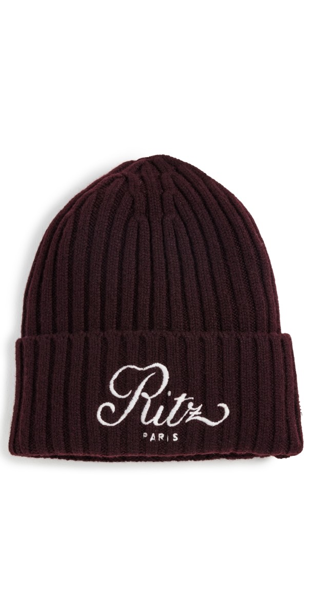 FRAME FRAME x Ritz Paris Cashmere Beanie Off Whit