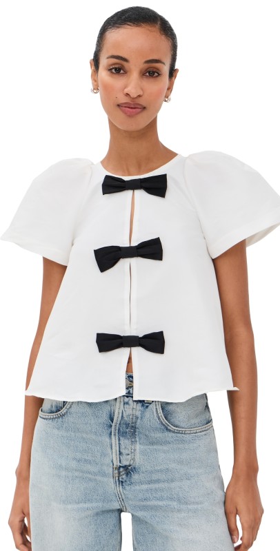Kika Vargas Giorgia Top White