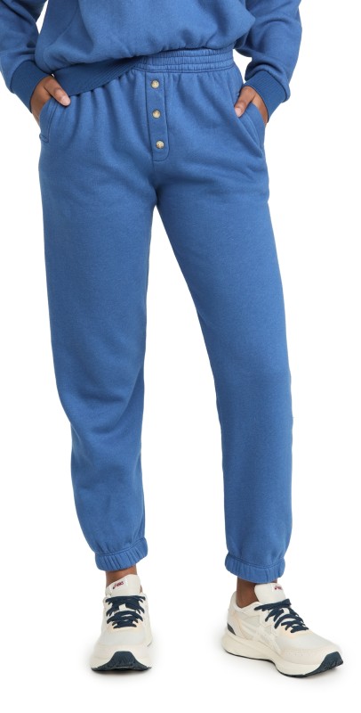 DONNI. Fleece Joggers Blueberry