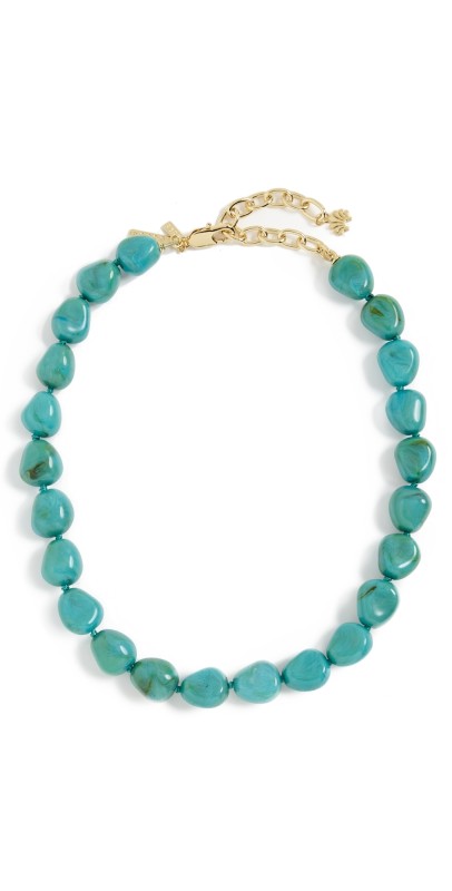 Lele Sadoughi Baroque Turquoise Collar Necklace Turquois