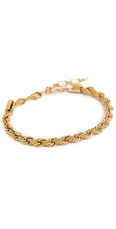 Anni Lu Golden Rope Bracelet Gold