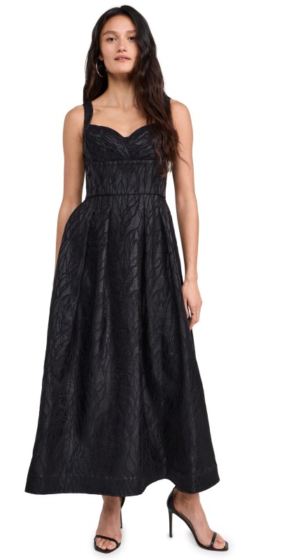 Shoshanna Ophelia Dress Jet