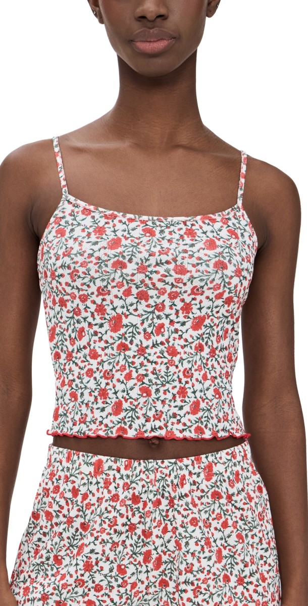 Stripe & Stare Pointelle Cami Daisytrail
