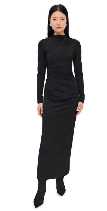 Lioness Contour Maxi Dress ONYX