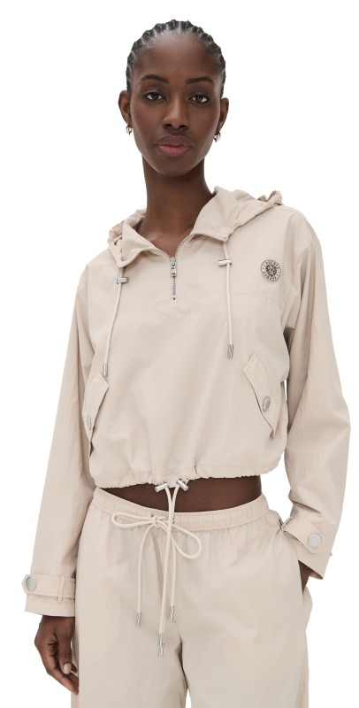 L'AGENCE Bronwyn Crop Windbreaker Cement