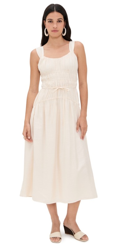 PAIGE Arpeggio Dress Oyster White