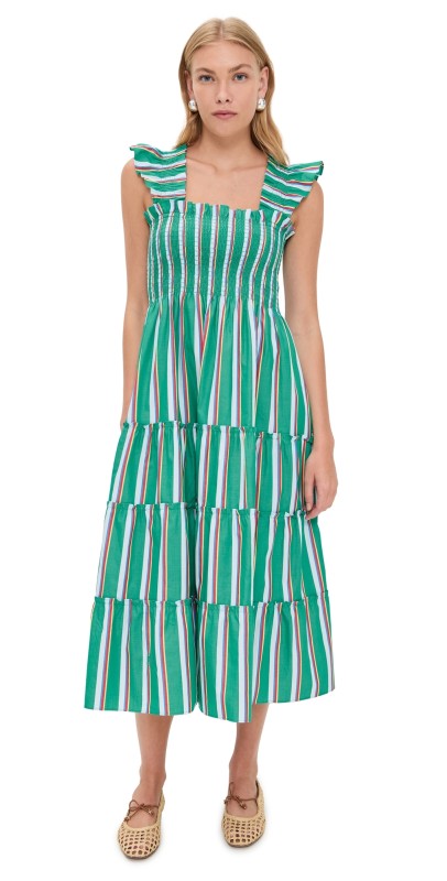 Hill House Home The Ellie Nap Dress Sunset Stripe