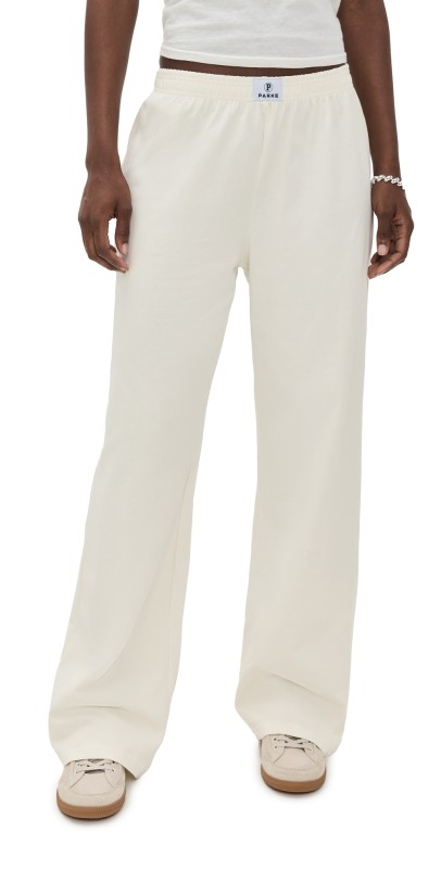 PARKE Bridal Cotton Boxer Pant Cream