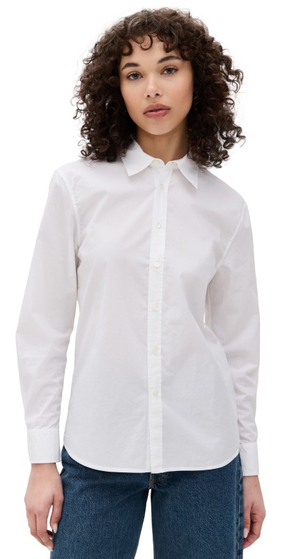 Nili Lotan Raphael Classic Shirt White