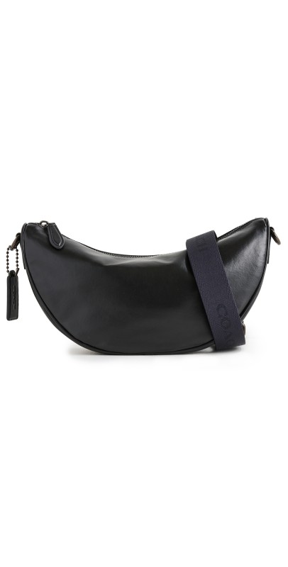 Coach Hall Soft Sling Bag Black