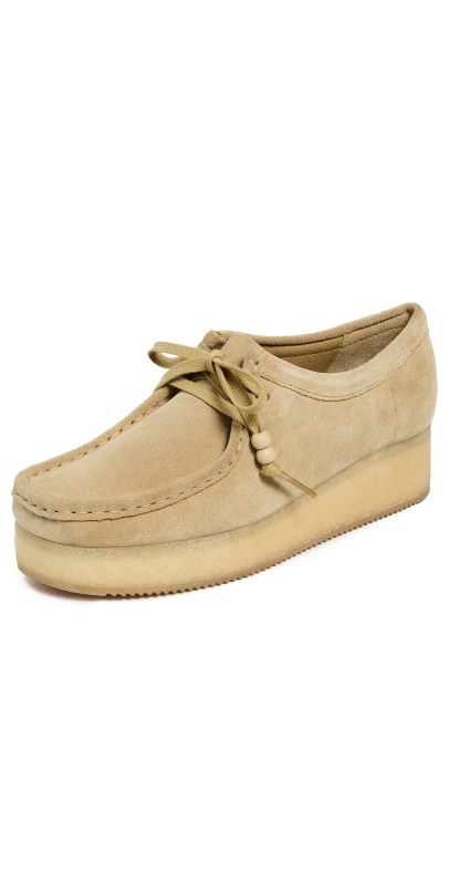 Clarks Wallacraft Bee Shoes Maple Suede