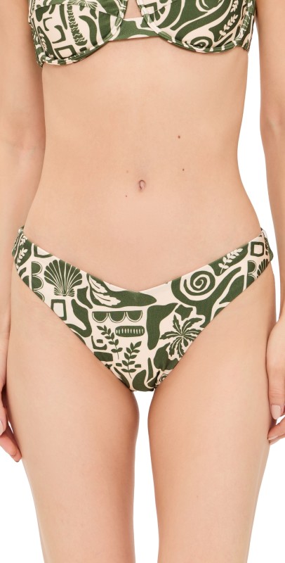 MINKPINK Amos Bikini Pant Bottoms Shell-Print