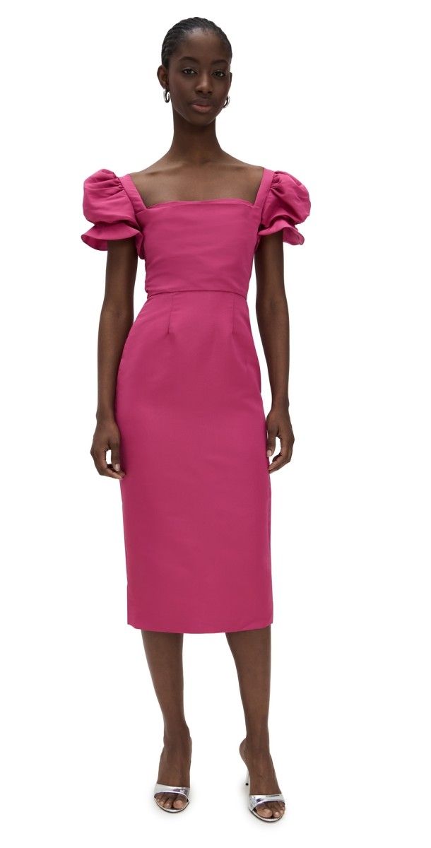 Damaris Bailey Rose Dress Fushia
