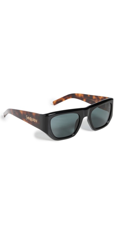 Saint Laurent SL 740 Sunglasses Black/Havana/Black