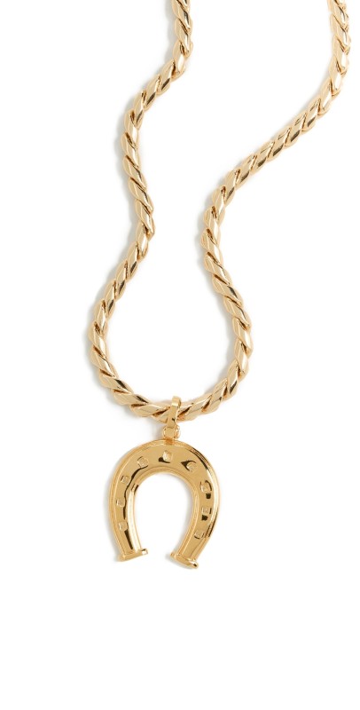 Martha Calvo Horseshoe Necklace Gold