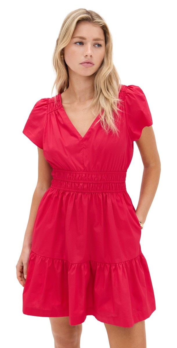 Marea Anna Dress Poppy Red
