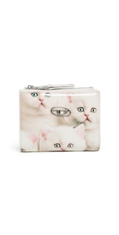 Diesel Play Bi-Fold Zip II Wallet 100 - Whit