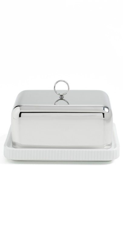Georg Jensen Bernadotte Butter Dish Silver