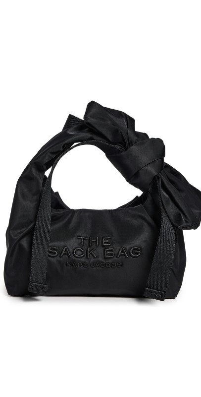 Marc Jacobs The Bow Nylon Mini Sack Bag Black