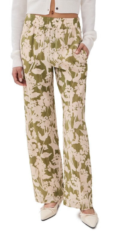 Victoria Beckham Pyjama Trousers Parakeet/Blush