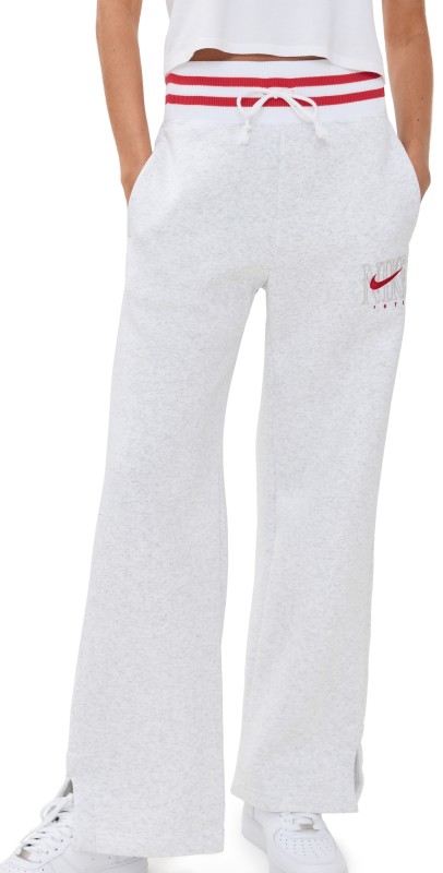 Nike Sportswear Phoenix Fleece Graphic Wide Pants Birch Heather