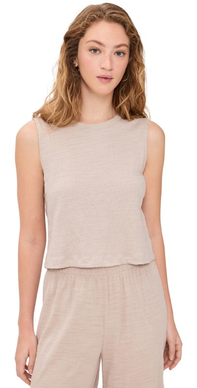 Z Supply Sloane Textured Top Parchment