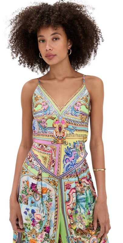 Camilla Tie Back Silk Cami Spirit Of Santa Maria