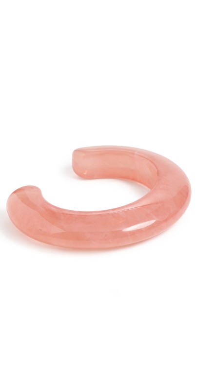 Lizzie Fortunato Ridge Cuff In Marbled Grapefruit Pink