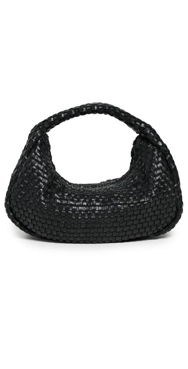 St. Agni Lattice Weave Mini Bon Bon Bag Black