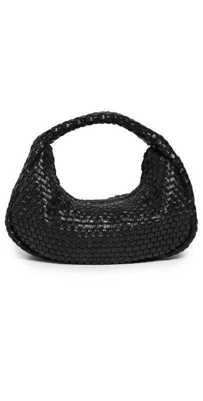 St. Agni Lattice Weave Mini Bon Bon Bag Black