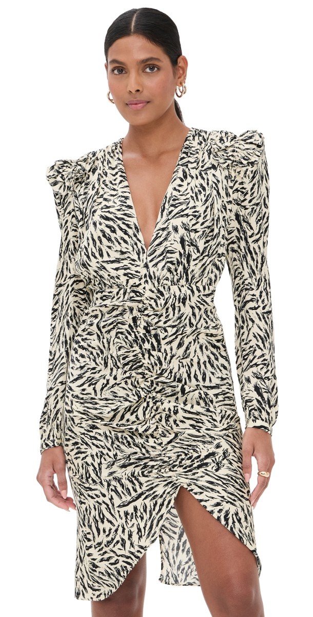 Ronny Kobo Amara Dress Abstract Animal