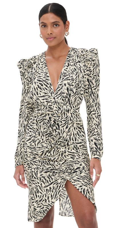 Ronny Kobo Amara Dress Abstract Animal
