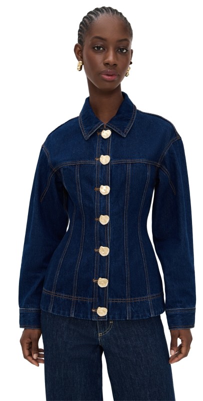 Aje Genesis Denim Shirt DARK CLASSIC WASH