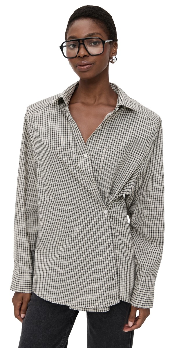 Lioness Notting Hill Shirt Cream Check