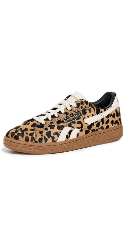 Reebok Club C Grounds Uk Sneakers Vintage Leopard