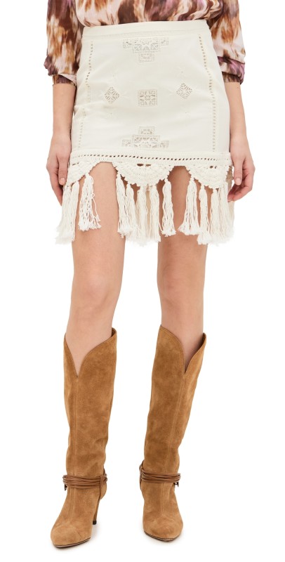 Isabel Marant Sandra Skirt White