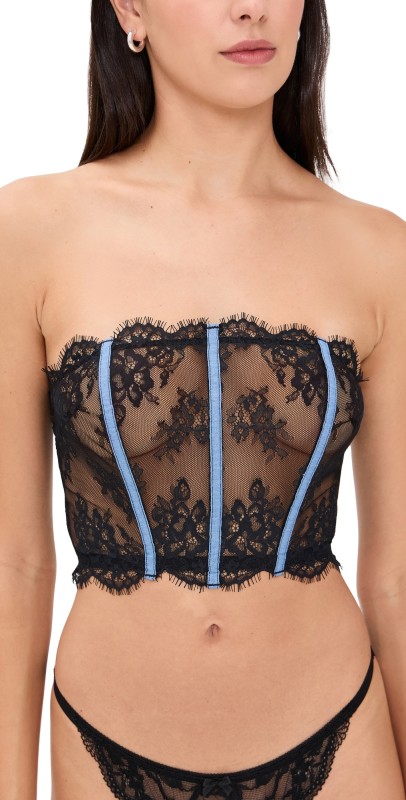 Hanky Panky Hanky Panky x Lexi Wood Katrina Corset Denim