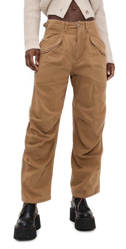 R13 Military Pants Light Brown