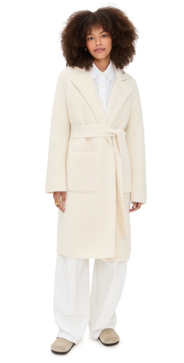 Jenni Kayne Jessica Sweater Coat Ivory