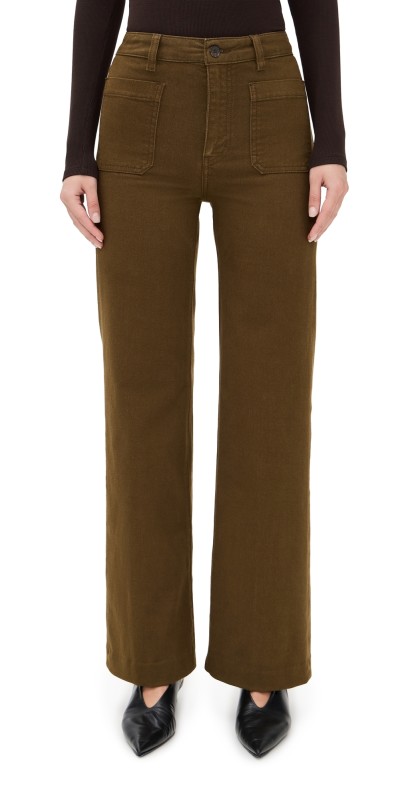 FRAME The Refined Pants Tree Moss