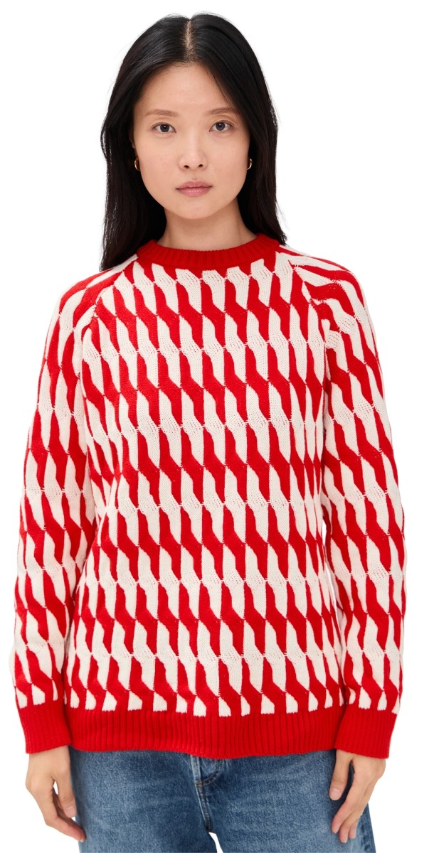 Dress To Colorful Knit Sweater Colorful