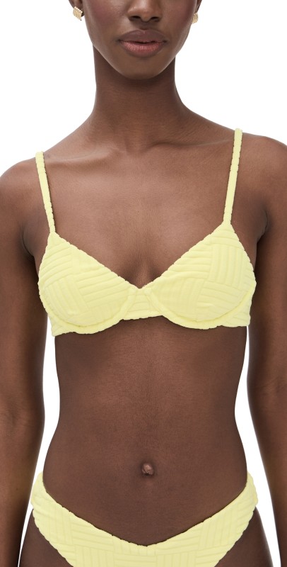 Beach Riot Camilla Top Citrine Crush