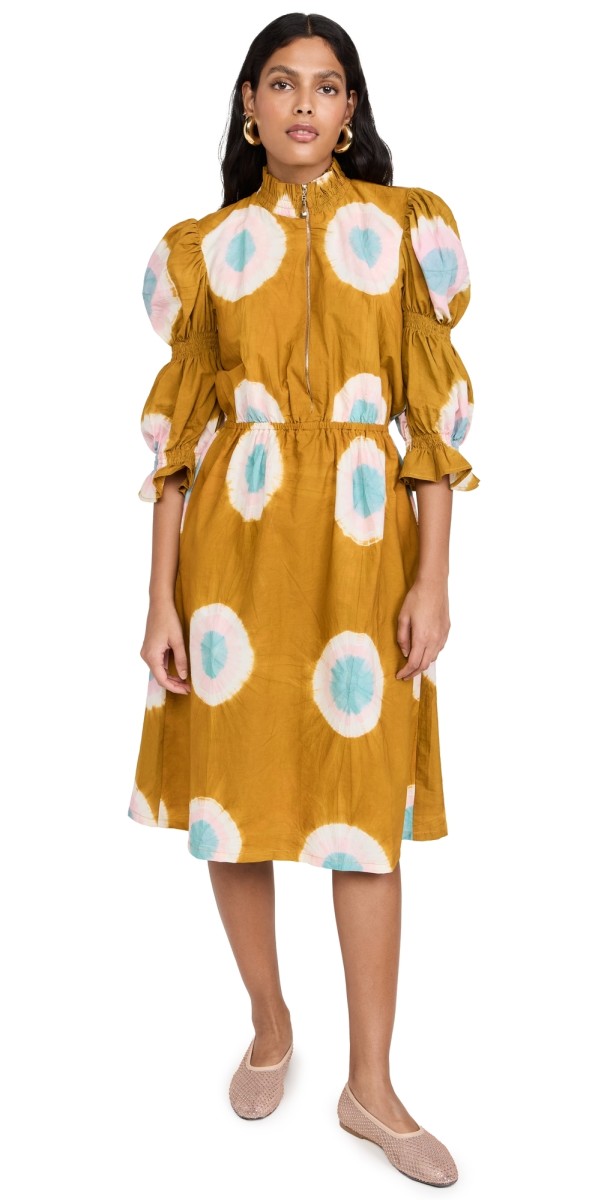 Busayo Alaiye Dress in Jaiye Print Copper