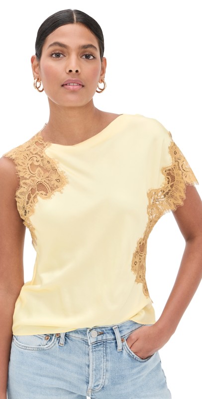 A. L.C. Alessia Top Light Canary/Beige