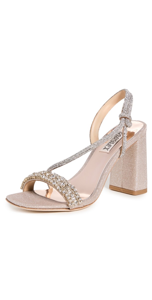 Badgley Mischka Naomi Heeled Sandals Champagne
