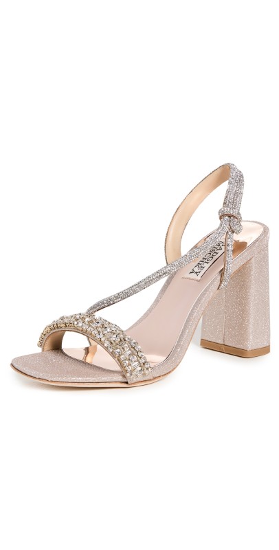 Badgley Mischka Naomi Heeled Sandals Champagne