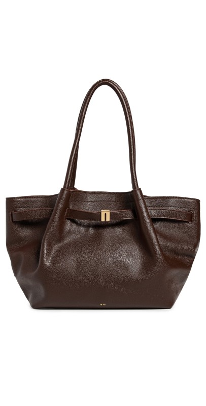 JW PEI Hana Medium Tote Bag Dark Brow