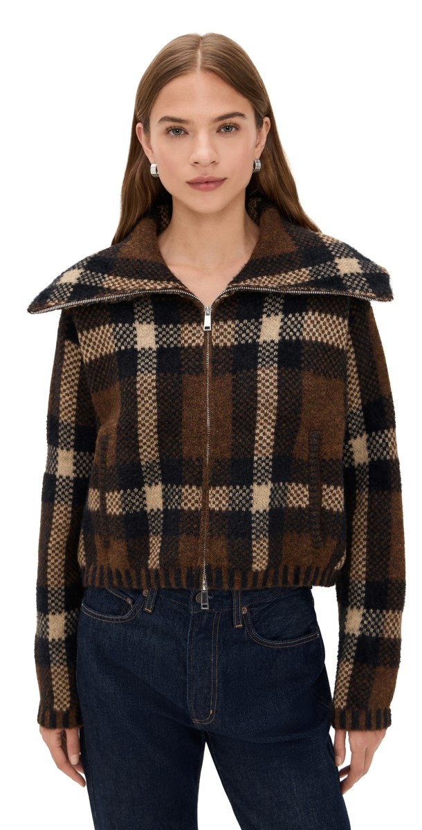 BLANKNYC Prep-Academy Sweater Brown Combo