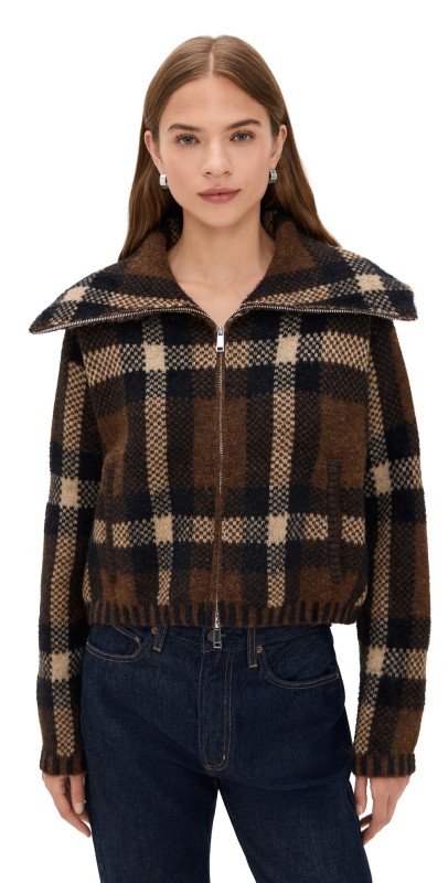 BLANKNYC Prep-Academy Sweater Brown Combo